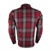 Red/Grey Kevlar Motorcycle Shirt APEX