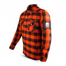 Orange Kevlar Motorcycle Shirt APEX