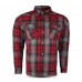 Red/Grey Kevlar Motorcycle Shirt APEX
