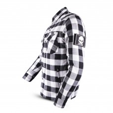 White Kevlar Motorcycle Shirt APEX