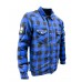Blue Kevlar Motorcycle Shirt APEX