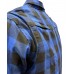 Blue Kevlar Motorcycle Shirt APEX