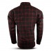 Black/Red Kevlar Motorcycle Shirt APEX