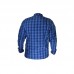 Moto Shirt Kevlar/Protectors Blue