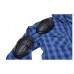 Moto Shirt Kevlar/Protectors Blue